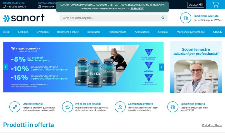 Skærmbillede af sanort.com