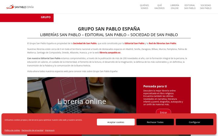Screenshot of sanpablo.es