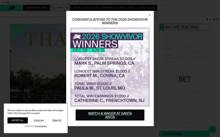 Screenshot of santaanita.com