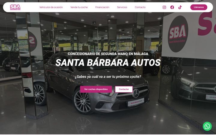 Screenshot of santabarbaraautos.es