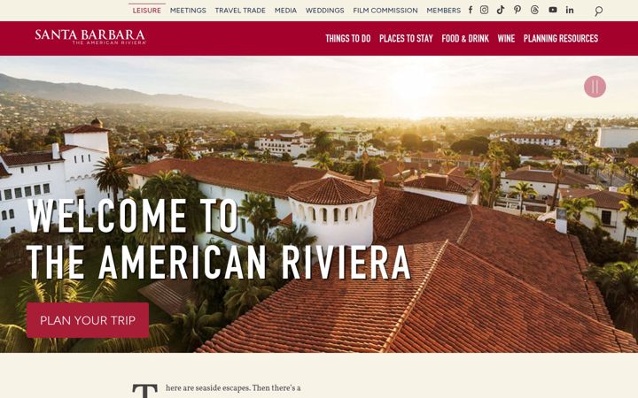 Screenshot of santabarbaraca.com