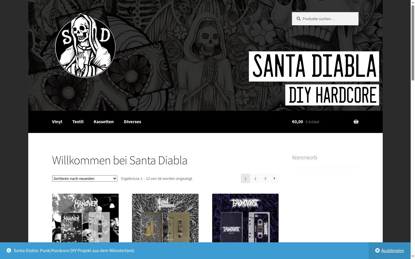 Screenshot tal-banner tal-kunsens muri qabel kwalunkwe interazzjoni
