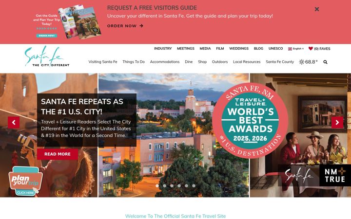 Screenshot of santafe.org