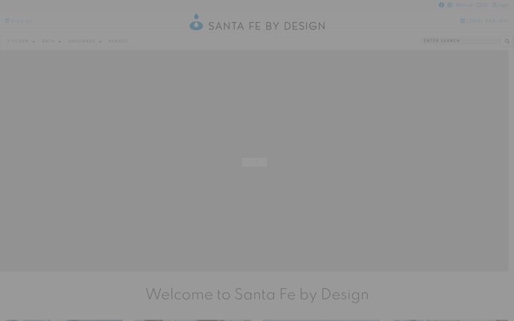 Screenshot of santafebydesign.com
