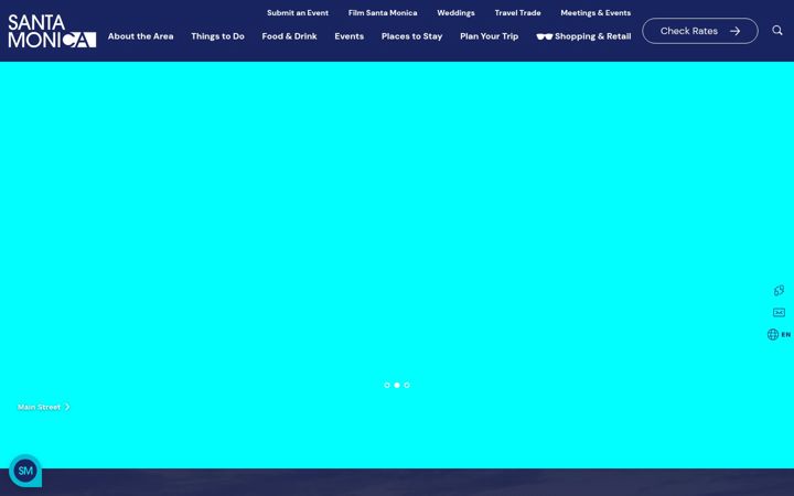 Screenshot of santamonica.com
