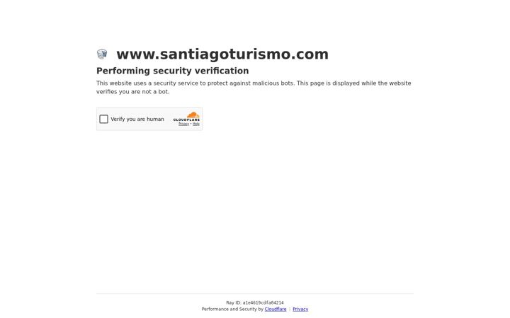 Screenshot of santiagoturismo.com