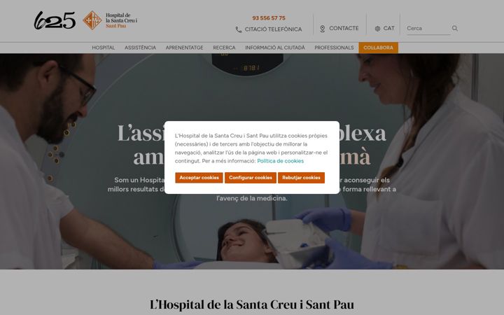 Screenshot of santpau.cat