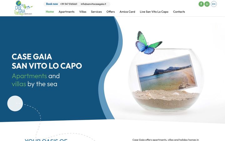 Captura de ecrã de sanvitocasegaia.it