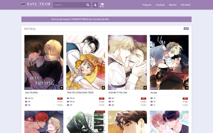 Screenshot of sanyteam.com