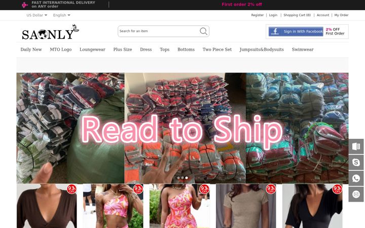 Screenshot of saonly.com