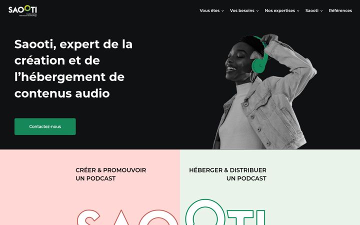 Screenshot ta' saooti.com