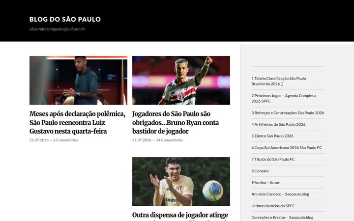 Screenshot of saopaulo.blog