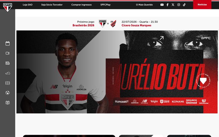 Screenshot di saopaulofc.net