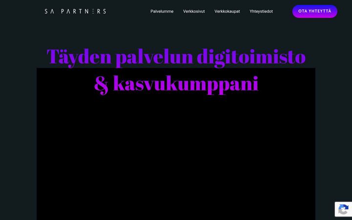 Screenshot di sapartners.fi