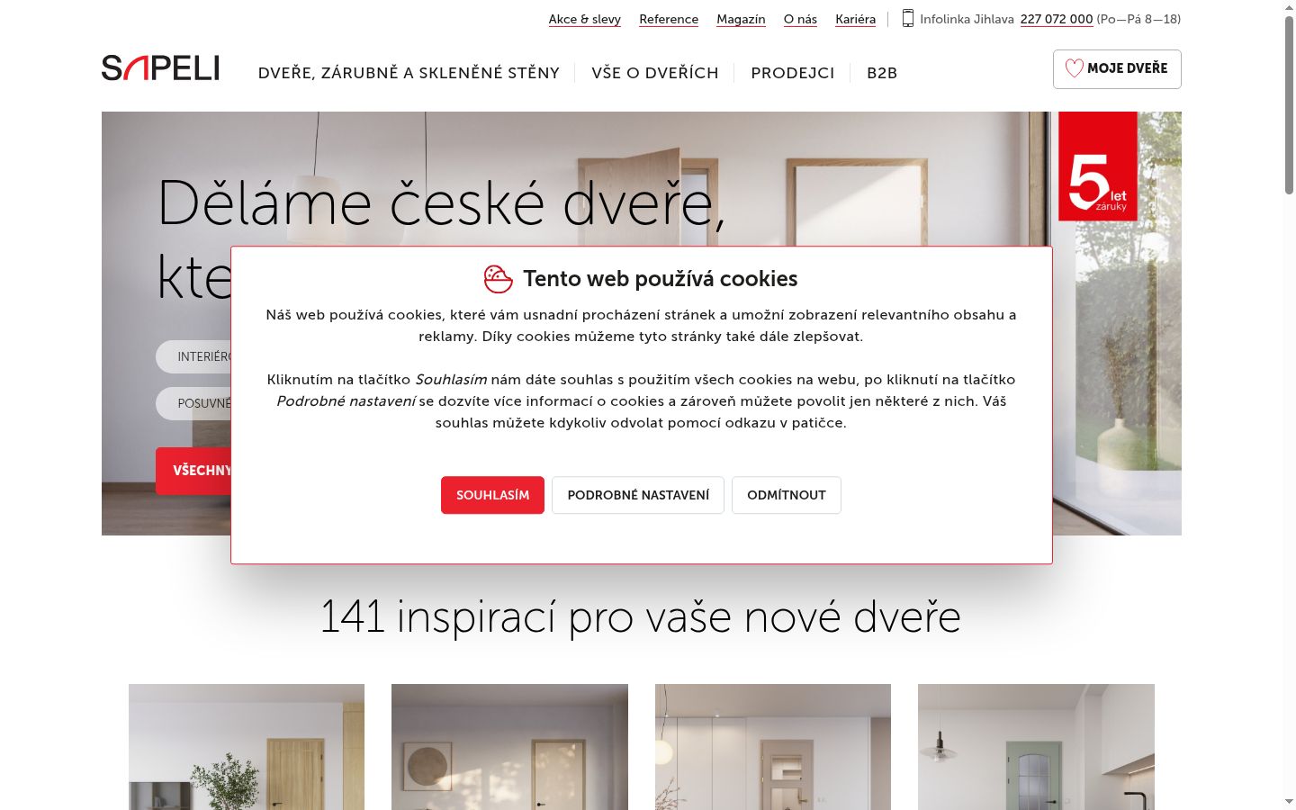 Zrzut ekranu banera zgody wyświetlanego przed jakąkolwiek interakcją