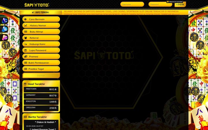 Screenshot of sapitotodongan.com