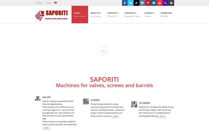 Screenshot di saporiti.it
