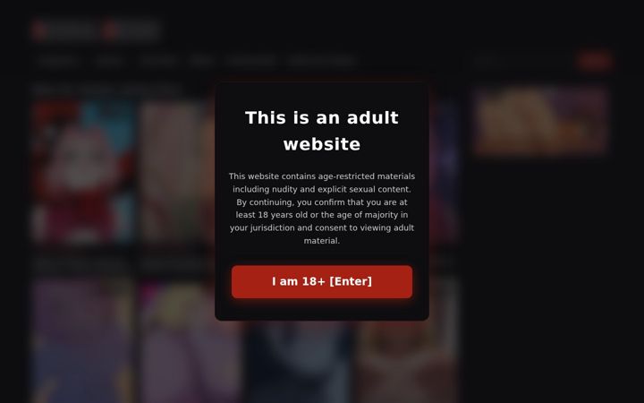 Screenshot of saradahentai.com