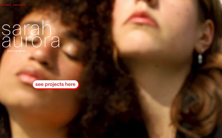 Screenshot of sarahaurora.de