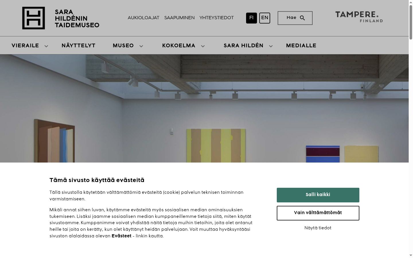 Screenshot des Einwilligungsbanners vor jeglicher Interaktion