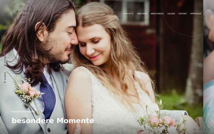 Ekrānuzņēmums no sarahs-fotografie.de
