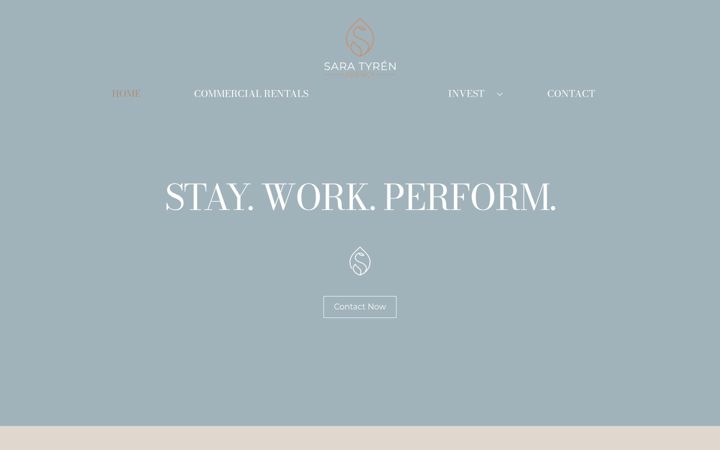 Screenshot of saratyrenagency.com