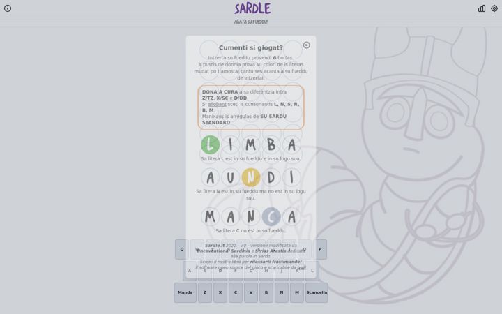 Snimka zaslona za sardle.it