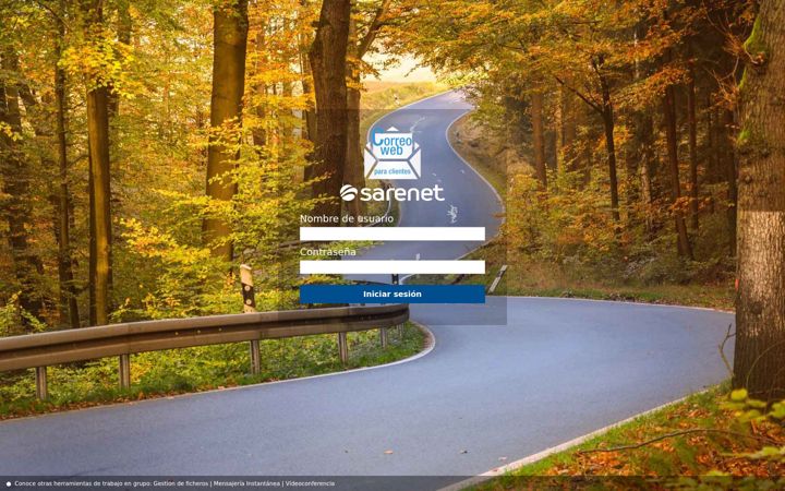 Screenshot of saremail.com