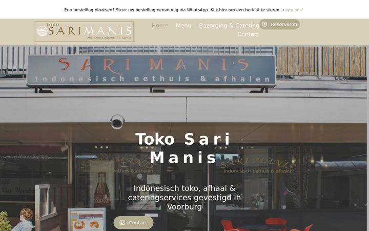 Skjermbilde av sarimanis.nl