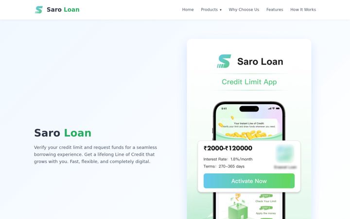 Screenshot του sarojanil.com