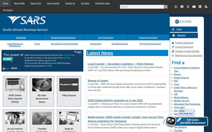 sars.gov.za