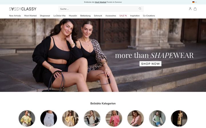 Screenshot of sassyclassy.de