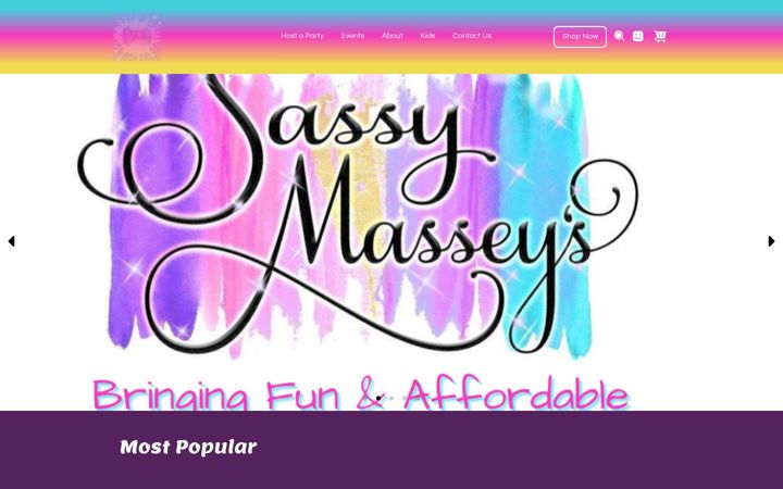 Ekrano kopija sassymasseys.com