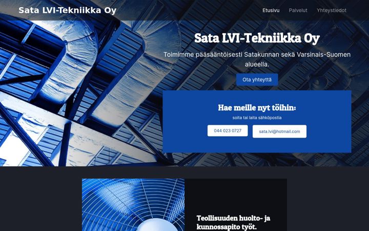 Screenshot of satalvi-tekniikka.fi
