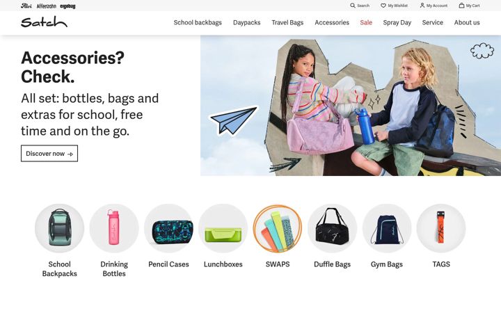 Screenshot of satch.com