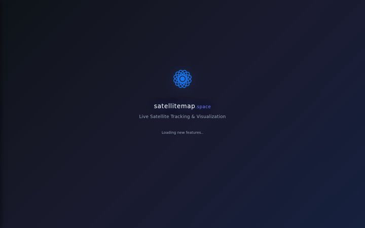 Screenshot of satellitemap.space