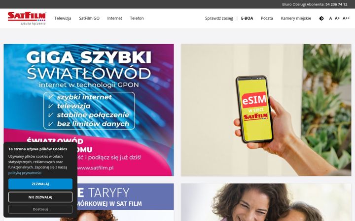Screenshot of satfilm.pl