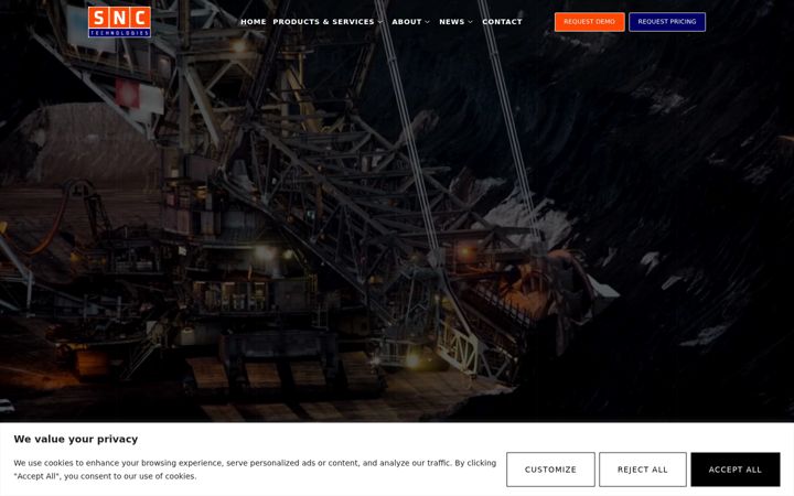 Screenshot of satnetcom.com