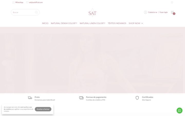Screenshot of satofficial.com