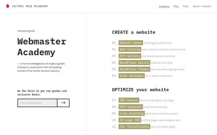 Screenshot of satoristudio.net