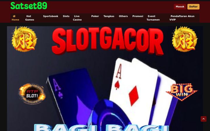 Screenshot of satset89.com