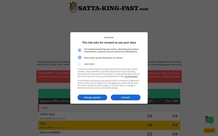 Screenshot van satta-king-fast.com