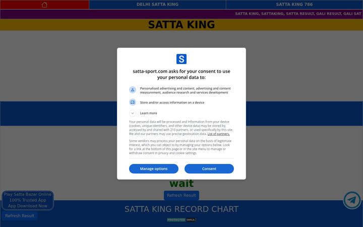 Screenshot of satta-sport.com