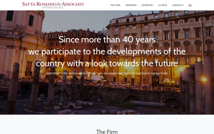 Screenshot of sattaromano.it