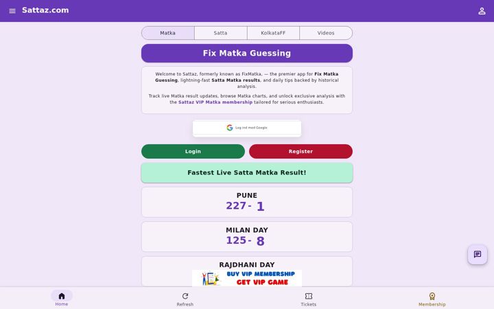 Screenshot of sattaz.com