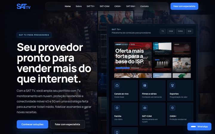Screenshot of sattvgo.com.br