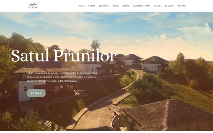Screenshot of satulprunilor.ro