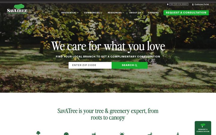 Screenshot of savatree.com