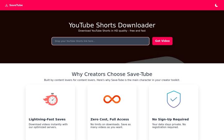 Screenshot of save-tube.com