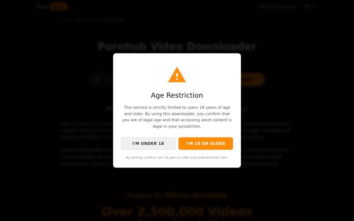 Screenshot of savefromhub.to